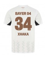 Bayer Leverkusen Granit Xhaka #34 Venkovní Dres 2024-25 Krátký Rukáv